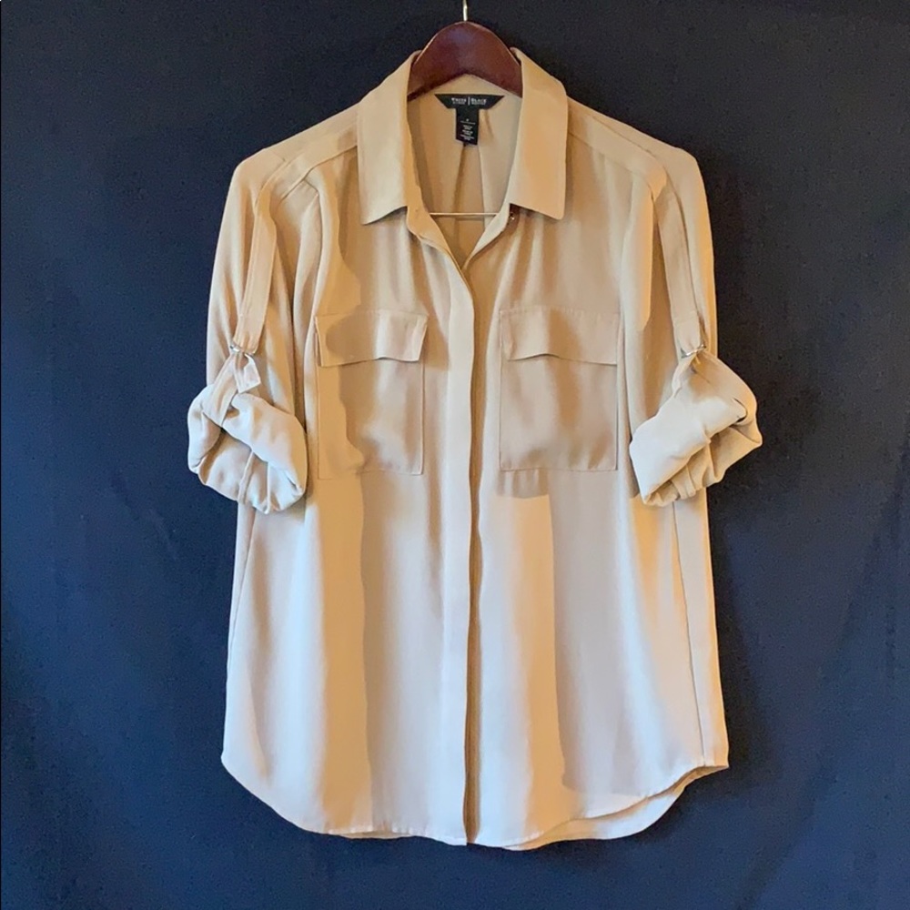White House Black Market Cargo Blouse